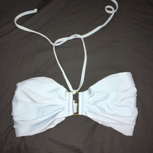 Boys and arrows baby blue bikini top
